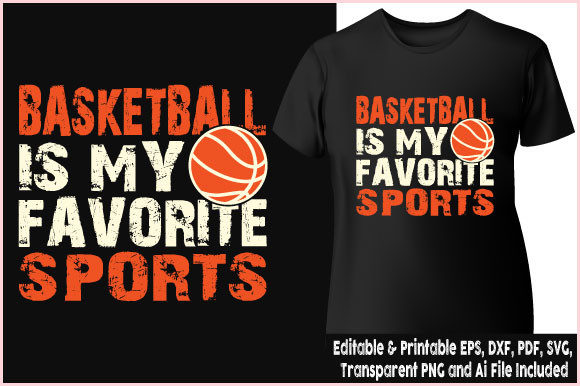 Basketball is My Favorite Sports T-shirt: A Designer's Review