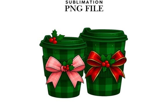 Christmas Coffee Png Design: A Festive Graphics Asset