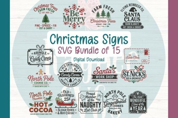 Christmas Sign SVG Bundle: A Festive Embroidery Review