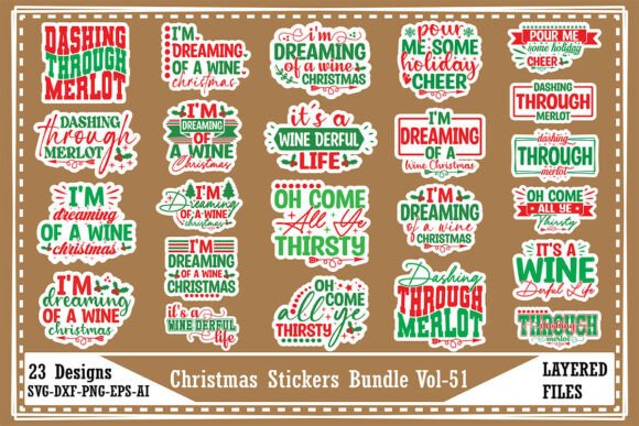 Christmas Stickers Bundle Vol-51: A Festive Embroidery Review