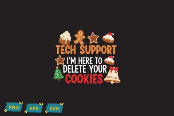 Christmas Tech Support Here to Delete: A Unique T-Shirt Design