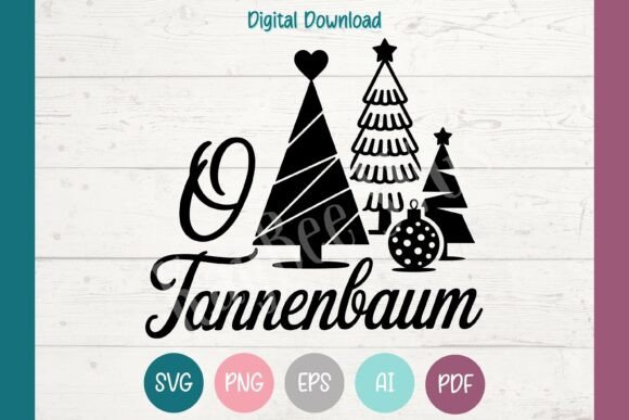 Enhance Your Brand with O Tannenbaum Christmas Tree Graphics