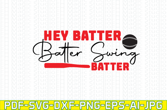Hey Batter Batter Swing: A Fun T-Shirt Design Graphic