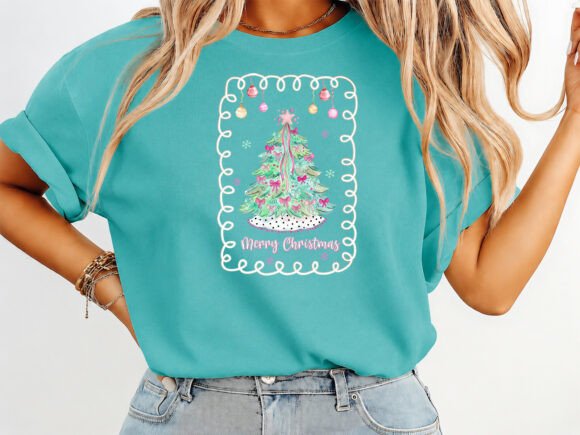 Merry Christmas Tree T-Shirt SVG PNG Review
