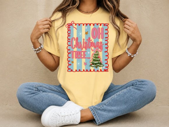 Oh Christmas Tree Graphics: A Festive T-Shirt Design