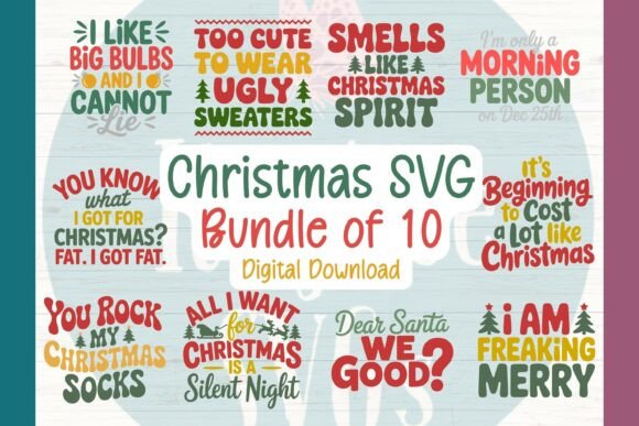 Retro Christmas SVG Bundle: A Festive Design Review