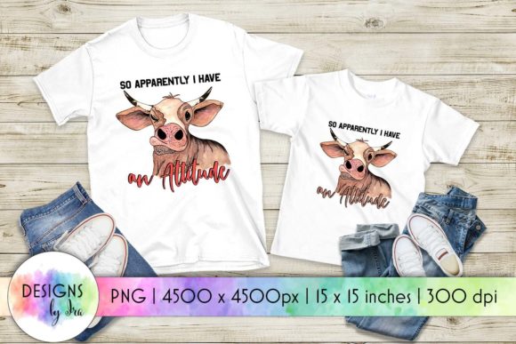 Review: Funny Heifer Print for T-Shirt Designs and Graphics