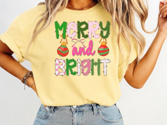 Review: Merry and Bright Christmas Preppy T-Shirt Graphics