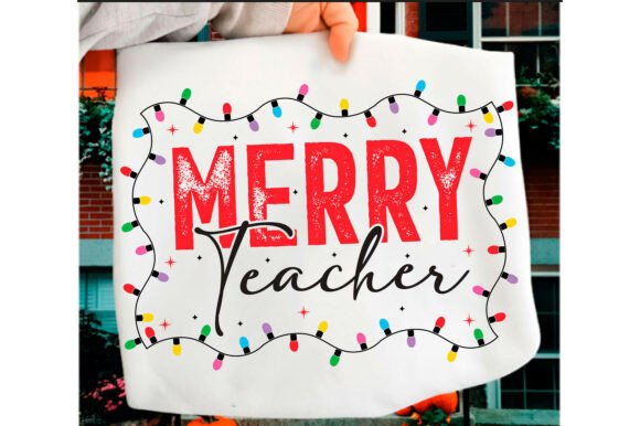 Review: Merry Teacher PNG, Teacher Christmas SVG for T-Shirt Designs