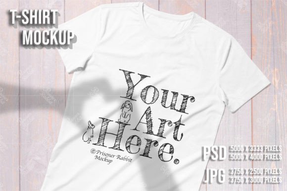 Review: T-Shirt Mockup on Pink Pastel Wood Wall for Graphics