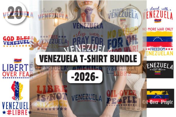Venezuela T-shirt Bundle 2026 SVG for Handmade Business